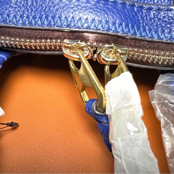 🔵 NWT orYany Royal Blue Leather Satchel Bag - Beautiful Firm Price - Picture 4 of 16